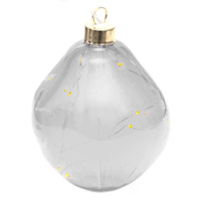 9. BOMBKA FORMÓWKA SZKLANA KROPLA 2SZT LED 12CM ANTRACYT