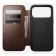 2. Nomad Modern Leather Folio pokrowiec na telefon komórkowy 16cm (6.3") Brązowy