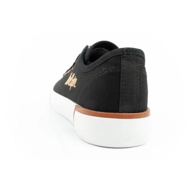 5. Lee Cooper buty sportowe damskie trampki z tkaniny stylowe czarne