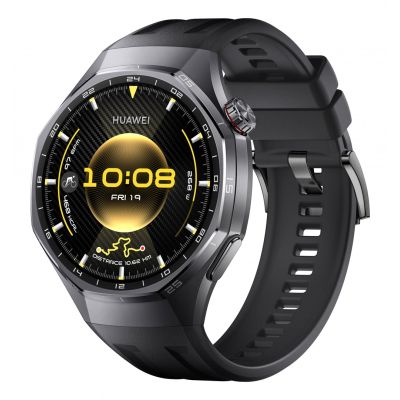 2. Inteligentny zegarek Huawei WATCH GT 6 Pro 46mm | GPS (satelitarny) | Dioda AMOLED | 1,47 cala | Wodoodporny | Czarny