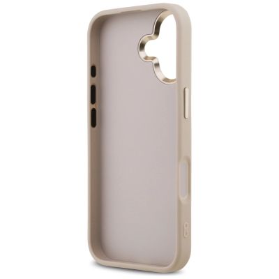7. Etui Guess 4G Big 4G Classic Logo na iPhone 17 - różowo-złote