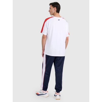 4. Spodnie dresowe joggery męskie 4F 4FRAW25TTROM1611-31S