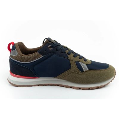 4. Lee Cooper buty sportowe sneakersy męskie modne wygodne wytrzymałe granatowe khaki
