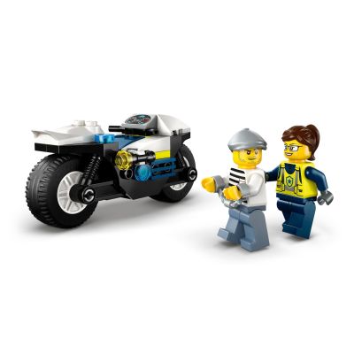 4. LEGO City 60455 Pościg na motocyklu policyjnym