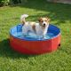 13. BASEN OGRODOWY SKŁADANY DLA PSA 80X30CM CZERWONY MAXPRO