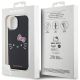 8. Etui Hello Kitty IML Kitty Face na iPhone 15 - czarne