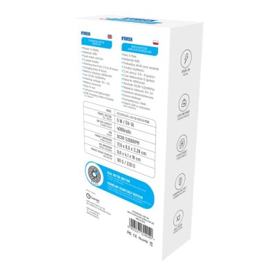 6. Wentylator ręczny akumulatorowy USB NOVEEN F220