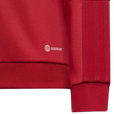 8. Bluza dla dzieci adidas Tiro 23 Competition Hoodie czerwona HI3052