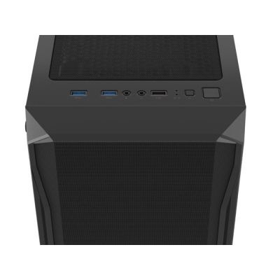33. FURY OBUDOWA KOMPUTEROWA FURY SHOBO RGB MIDI TOWER Z OKNEM CZARNA