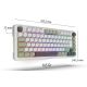 2. Inca IKG-455 klawiatura Gaming USB + RF Wireless + Bluetooth QWERTY Niemiecki Biały