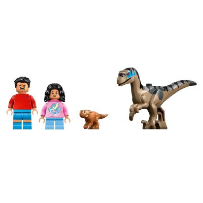 4. LEGO Jurassic World 76972 Ucieczka terenówką przed raptorem