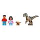 4. LEGO Jurassic World 76972 Ucieczka terenówką przed raptorem
