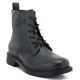 Skórzane botki damskie workery zielone Sergio Leone 25172-S