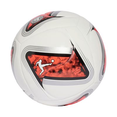 2. Piłka nożna adidas Bundesliga 26/27 Torfabrik Club biało-pomarańczowa KG6043