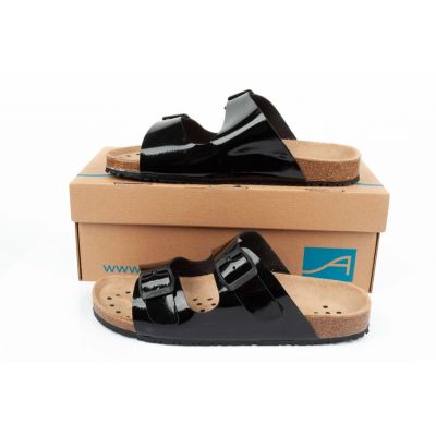 11. Klapki robocze Abeba Sandals Black W 8088