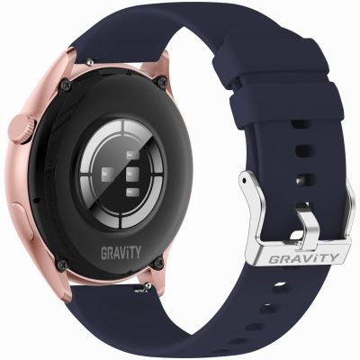 11. Smartwatch Gravity Różowe Złoto Pasek + Bransoleta GT11-6