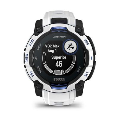 23. Smartwatch GARMIN Instinct 3 45mm SOLAR Whitestone