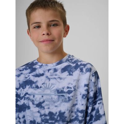 3. T-shirt bawełniany chłopięcy 4F 4FJRSS26TTSHM4281-91A