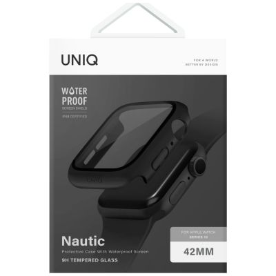 7. Etui UNIQ Nautic na Apple Watch 42 mm - czarne