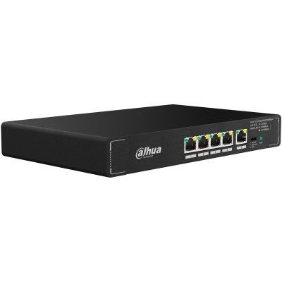 3. Dahua Technology SMG1005 przełącznik sieciowy Nie zarządzany 2.5G Ethernet (100/1000/2500) Czarny