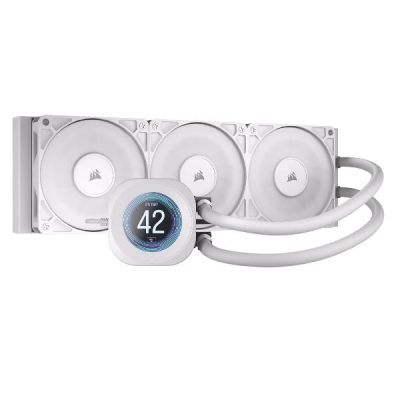 2. Chłodnica CORSAIR WAK NAUTILUS 360 LCD Biały, Chłodnica 360mm