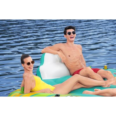 34. Bestway 43407 pływak basenowy i plażowy Wielobarwny Monochromatyczny PCW Pływająca wyspa