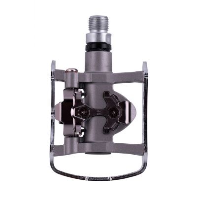 12. Shimano Pedały SPD PD-M324 Srebrne