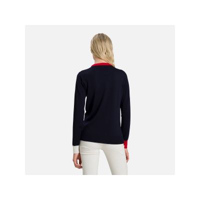 2. Sweter ROSSIGNOL W Alya Round Neck granatowy