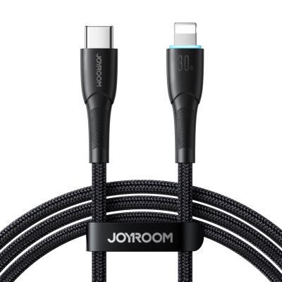 4. Kabel Joyroom Starry Series SA32-CL3 30W USB-C / Lightning 1m - czarny