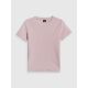 5. T-shirt slim prążkowany damski 4F 4FRSS26TTSHF3629-56S