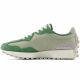 3. Sneakersy damskie/męskie New Balance 327 buty sportowe zamszowe zielone (U327CE)
