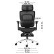 5. Fotel biurowy Visioner 8.3 Black N