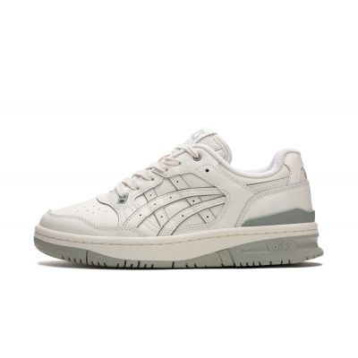 5. Sneakersy damskie/męskie Asics EX89 White Vintage buty sportowe w stylu koszykarskim białe (1203A384-103)