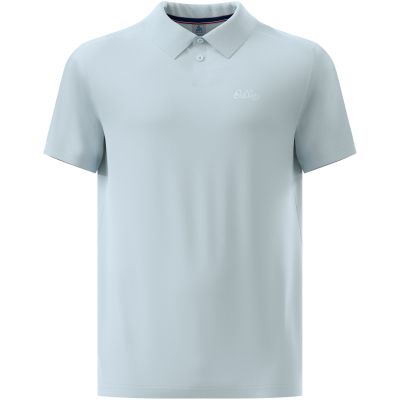 2. Koszulka męska ODLO Polo shirt s/s ESSENTIAL SOLID niebieska