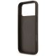 7. Etui Guess 4G Printed Stripes MagSafe na iPhone 17 Pro Max - brązowe