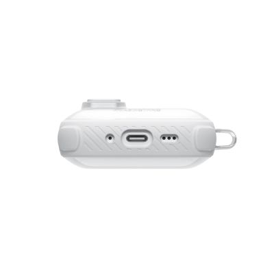 3. Etui AMAZINGTHING Titan Pro Mag Case Clear do AirPods Pro 3 - białe