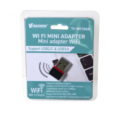 VAKOSS USB KARTA SIECIOWA WIFI 2.4GHZ USB 2.0