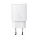 2. Szybka ładowarka sieciowa USB-A / USB-C Baseus Compact CCXJ-B02 20W 3A PD QC 3.0 - biała