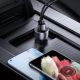 5. Ugreen szybka ładowarka samochodowa 2x USB 36W Quick Charge SCP FCP AFC szary (CD213 10144)