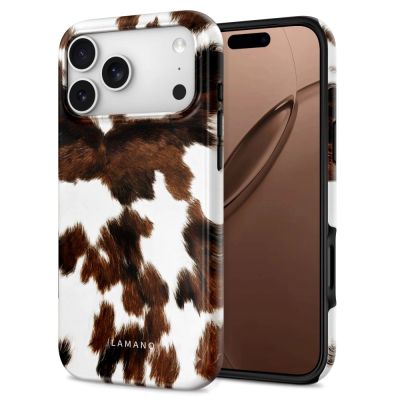 2. Etui Tech-Protect Lamano MagSafe na iPhone 18 Pro / 17 Pro - biało-brązowe
