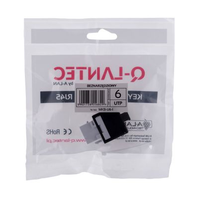 5. Q-LANTEC Moduł keystone RJ45 beznarzędziowy UTP kat.6