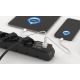 4. Listwa przeciwprzepięciowa Acar S6 USB A+C (szybka ładowarka) 1,5m ; czarny