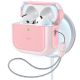 9. Etui ESR Orbit Halolock MagSafe na AirPods 4 - różowe