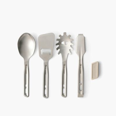 Sztućce turystyczne Sea to Summit Detour SL Steel Utensil Set