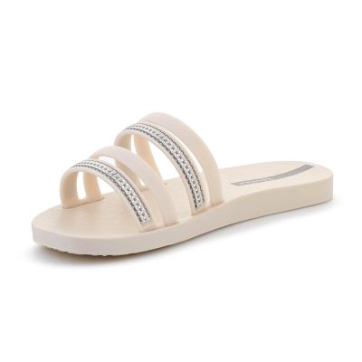 3. IPANEMA MESH SLIDE II FEM BEIGE/SILVER 83751-BP395