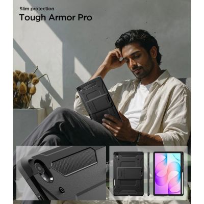 8. Etui Spigen Tough Armor Pro na Samsung Galaxy Tab S12+ 12.6" - czarne