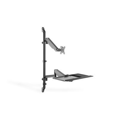 11. Ramię naścienne pojedyncze LCD+klawiatura, max.32"max. 8kg, uchylno-obrotowe