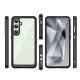7. Etui silikonowe Outer Space Case z żelową ramką do Samsung Galaxy S24 FE - czarne