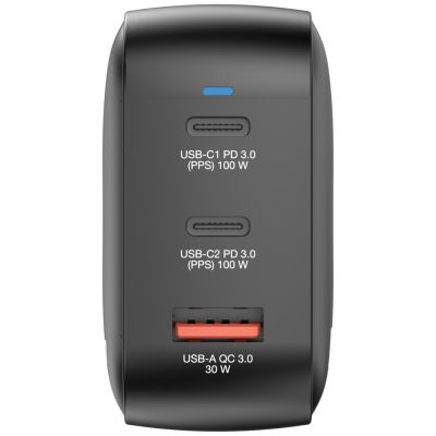 9. Verbatim GaN Charger 100W Uniwersalne Czarny Prąd przemienny Szybkie ładowanie Wewnętrzna