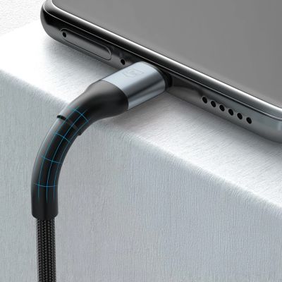 5. Kabel 3mk Hyper Cable N-SERIES USB-C / USB-C 3m PD 3.0 QC 3.0 20V / 5A 100W - czarny